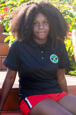 Polo Classique Jamaïque Enfant Noir