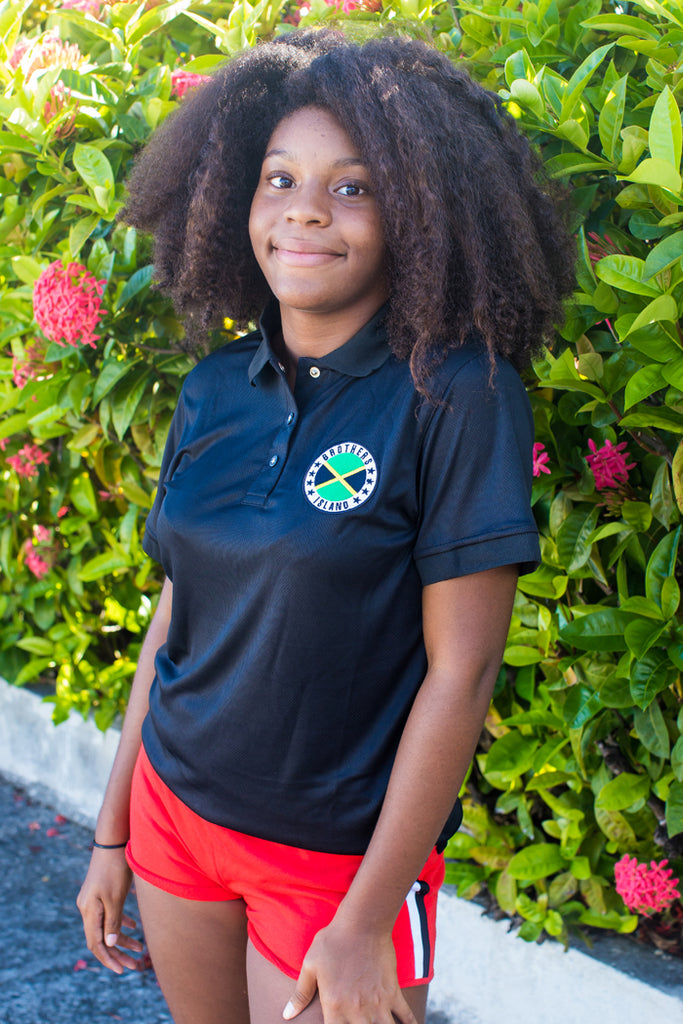 Polo Classique Jamaïque Enfant Noir