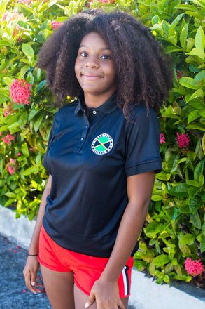 Polo Classique Jamaïque Enfant Noir