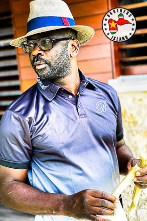 Polo casual noir/blanc