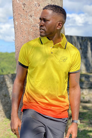 Polo casual jaune