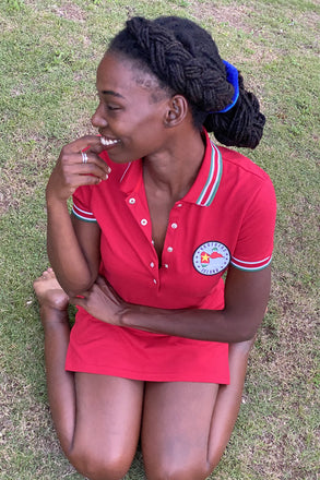 Robe Polo Guadeloupe Rouge